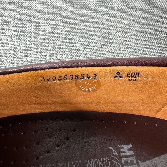 Mephisto Spinnaker Loafers Mens 9.5 Brown Leather Air-Relax Penny Moccasins 0814 main image 8
